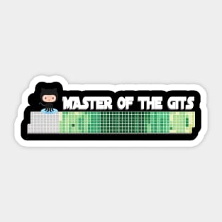 Master of the Gits T-Shirt – Git Commit Graph for Code Warriors Sticker
